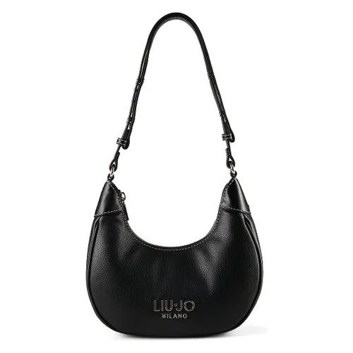 Liu Jo Evrim Schultertasche S 23 cm schwarz - Elegante Liu Jo Schultertasche für Damen, mit praktischem Reißverschlussfach und Innenfächern. Aus langlebigem Polyurethan gefertigt, vereint sie Stil und Funktionalität für den täglichen Gebrauch.