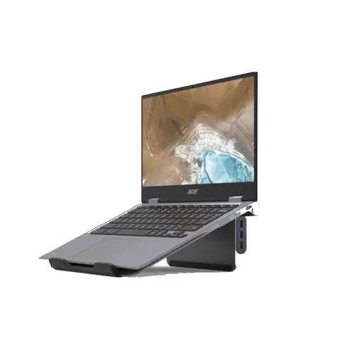 Acer 5 in 1 Dockingstation & Notebookhalterung - Praktische Dockingstation für USB Type-C Geräte, Plug & Play ohne Treiberinstallation, ideal für flexibles Arbeiten und platzsparend im Design.
