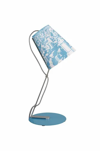 Skip Bürotischleuchte Blau Metall E14 max. 12W Tischlampe 39,5cm x 16cm x 20,6cm