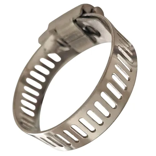 Stk Schlauchschelle Edelstahl 304 Clip für Soft Pipe Spannbereich 13-19mm, Bandbreite 8 mm, Robust und rostbeständig Rohrschellen 20