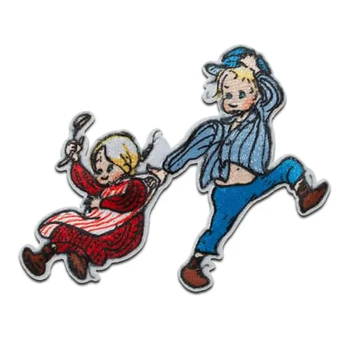 Mono-Quick 1806x Michel aus Lönneberga Applikation, Bügelbild, Patch, Aufnäher, Ida (18061 - Michel mit Ida)