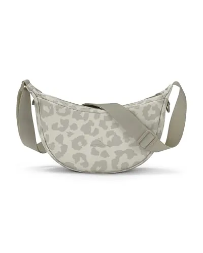 Johnny Urban Crossbody Bag Damen & Herren Beige - Ally Small - Moon Bag Design - Kleine Umhängetasche im Halbmond Stil - Halbrunde Tasche mit verstellbarem Gurt - Wasserabweisend