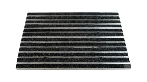 EMCO DIPLOMAT Rips Eingangsmatte anthrazit 100x50cm in grau von Emco