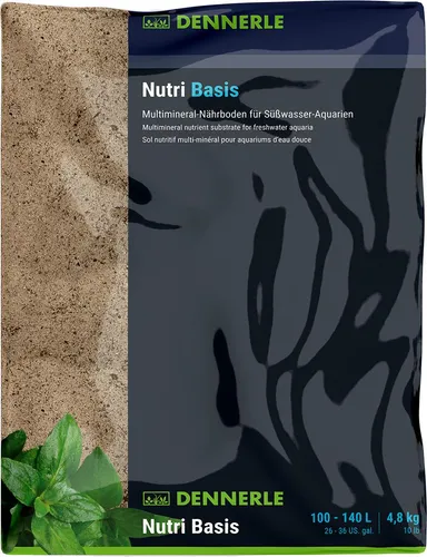 Dennerle NutriBasis 4,8 kg – Nährboden für Aquarien – für prächtigen Pflanzenwuchs
