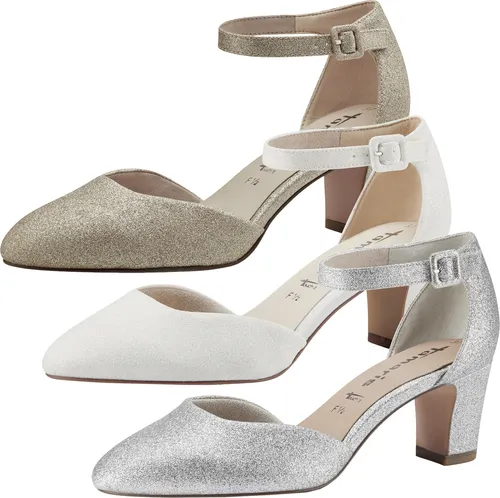 Tamaris Pumps grau|silberfarben 38 EU in silber von Tamaris