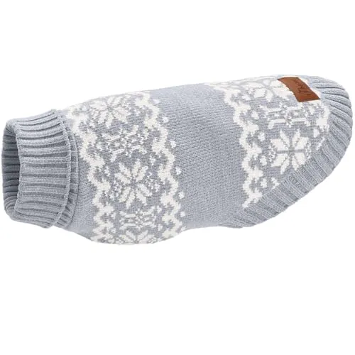 Hunter Hundepullover BIRKA, warmer Strickpullover für Hunde - Sweater für Hunde, aus weichem Chenille-Garn mit schützendem Rollkragen – ideal für kälteempfindliche Hunde, die stilvoll und warm unterwegs sein möchten.