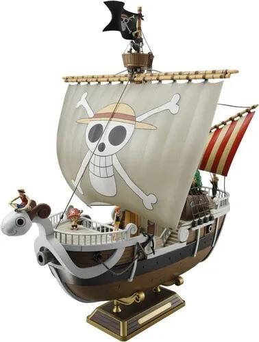 BANDAI SPIRITS One Piece: Going Merry Model Kit - Bauspielzeugset für Fans von ONE PIECE. Der Modellbausatz bietet einfache Snap-Fit-Montage ohne Kleber und Farbe – ideal für kreative Nachmittage!