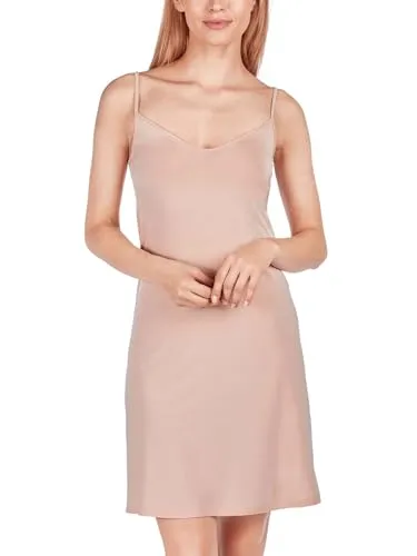Huber Damen Unterkleid Unterwäsche, Nude, 36 - Unterkleid aus weicher Viskose in Nude, atmungsaktiv und nicht-statisch – ideal für transparente Kleidung und optimalen Tragekomfort.