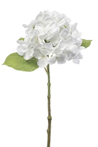 artplants Kunstblume Hortensie EXORIN, weiß, 45cm