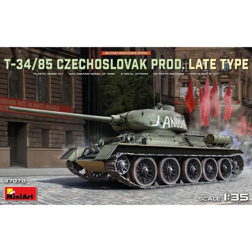 MiniArt 37078 T-34/85 Tschechische Produktion Späte Ausführung 1:35