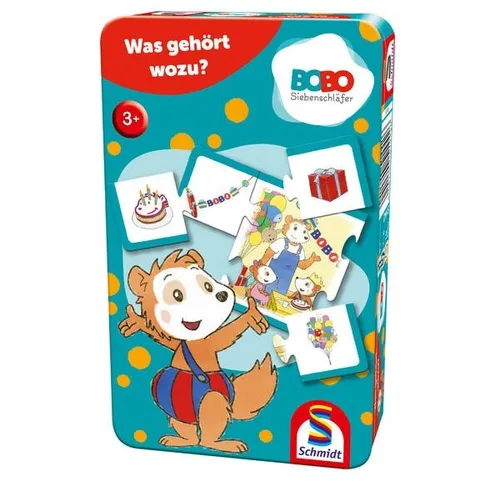 SCHMIDT SPIELE - BOBO SIEBENSCHLÄFER REISESPIEL WAS GEHÖRT DAZU? NEU OVP