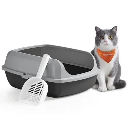 GarPet Katzentoilette XXL - Extra hohe offene Katzentoilette mit hohem Rand  | Testberichte.de