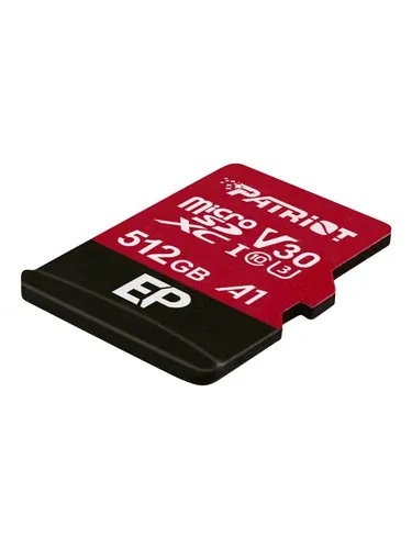 Patriot 512GB A1 V30 Micro SD Card - Speicherkarten für Android Phones und Tablets, ideal für 4K-Videoaufzeichnung mit Lesegeschwindigkeit bis zu 100 MB/s und Schreibgeschwindigkeit bis zu 80 MB/s.