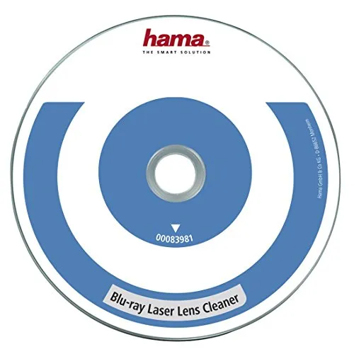 Hama Blu-Ray Reinigungsdisc - Effektive Blu-ray Reinigungsdisc zur schonenden Reinigung der Laseroptik im Blu-ray-Player. Ideal für PS3, PS4 und PS5. Beseitigt Schmutzpartikel für optimale Wiedergabequalität.