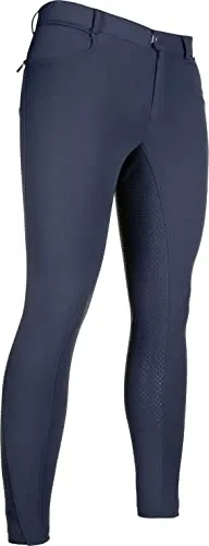 HKM Herren Reithose-12583 Hose, 6900 Dunkelblau, 48