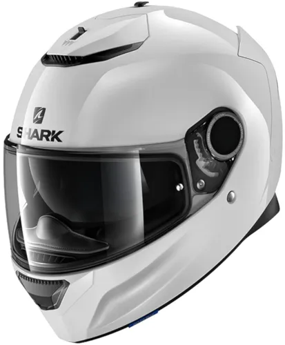 Shark Spartan Blank Helm (White, L (59/60)) in weiß von sharkk