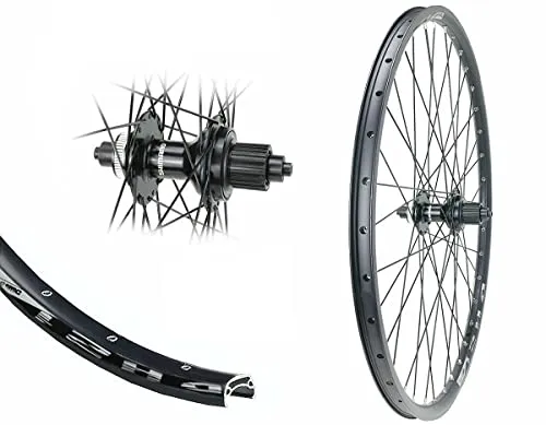 Hinterrad 27,5 Zoll DH21 Disc schwarz Shimano Deore QC500 Centerlock 12 Fach 21-584 27,5