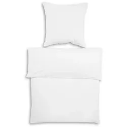 Janine Bettwäsche PIANO 0125, 2-teilig aus Soft-Seersucker - Bettwäsche aus 100% Baumwolle, mit Reißverschluss und toller Struktur, ideal für angenehme Nächte und pflegeleicht bei 60°C Maschinenwäsche.