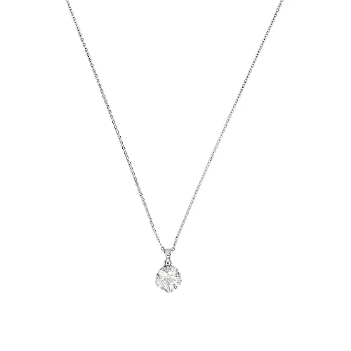 Amor Kette mit Anhänger aus 925 Sterling Silber - Elegante Damenkette aus hochwertigem 925 Sterling Silber, 45 cm lang, mit funkelndem Zirkonia-Anhänger, ideal für besondere Anlässe und kommt in einer Geschenkbox.