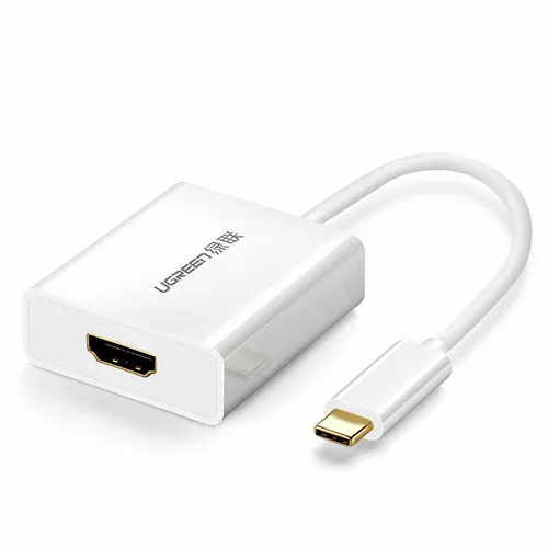 UGREEN USB Typ C auf HDMI Adapter Konverter in Weiß