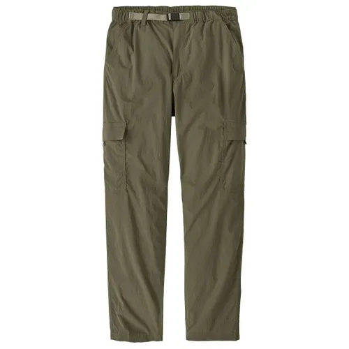 Patagonia Women's Outdoor Everyday Cargo Pants - Oliv, Gr L - Wanderhosen mit großen Taschen und Stretch für optimale Bewegungsfreiheit. UV-Schutz und DWR-imprägniert, ideal für Reisen und Alltag.