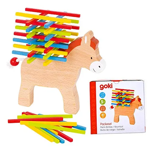 Goki 56950 - Stapelspiel - Packesel