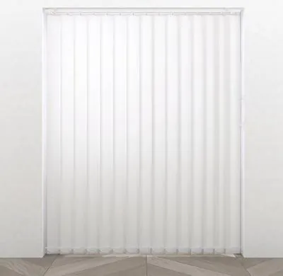 Produktbild 5er Lamellen-Set Shantong weiss 40x260 cm (ohne Schiene)