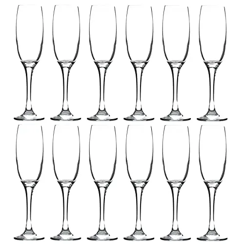 LAV Veranstaltungsort Glas Champagnerflöten - 220ml - Pack Von 12