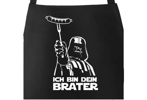 MoonWorks Grillschürze Grill-Schürze für Männer mit Spruch Ich bin dein Brater, mit kreativem Aufdruck