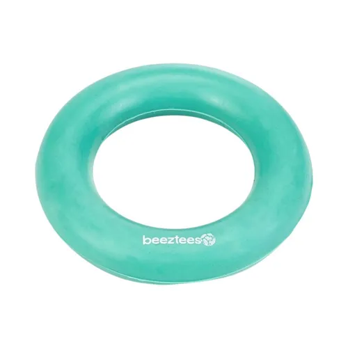 Beeztees Outdoor-Spielzeug Hundespielzeug Ring massiv mint, Maße: 9 cm