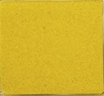 Eurosand Farbsand, Dekosand farbig ca 0,5 mm. 1 KG in GELB -30