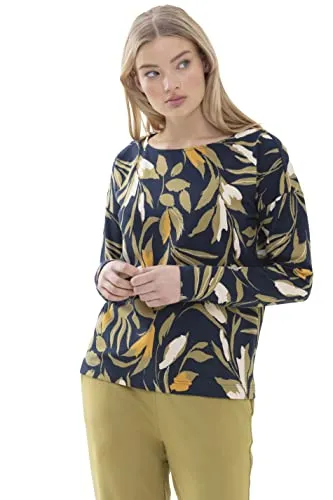 Mey Nachtwäsche Serie Linnea Damen Homewear-Oberteile New Blue S(S)