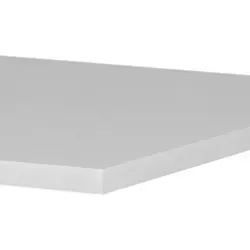 RODAN Waschtischplatte 60,6x46 cm in Weiß in weiß von Rodan