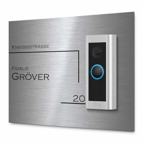 Ring 8VRBPZ-0EU0 - Video Doorbell Pro 2 mit Netzteil, 1536p HD+ Aufnahme und 3D-Bewegungserfassung für maximale Sicherheit