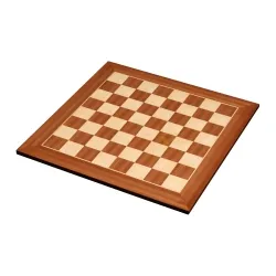 Schachbrett London - 40 cm Breite, 40 mm Feldgröße - Teile & Zubehör, hochwertiges Schachbrett für strategische Denksportarten, ideal für Schachliebhaber und Turniere.