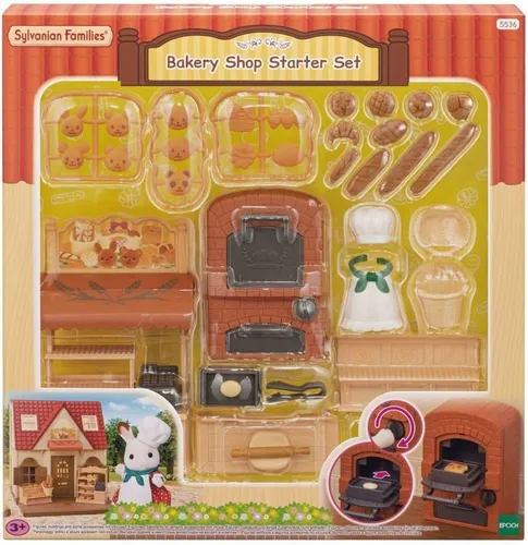 Sylvanian Families 5536 Bäckerei Set für Starter Haus