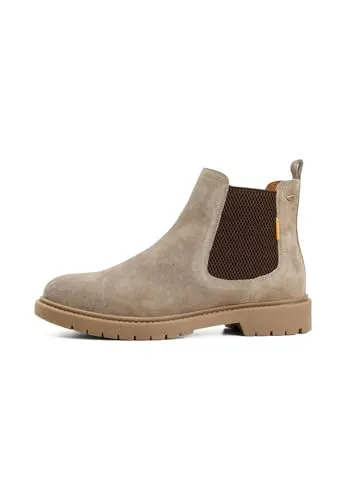 camel active Stiefelette Veloursleder/Textil - Wanderschuhe mit Elastikeinsatz und Reißverschluss, ideal für Alltag und Freizeit, aus hochwertigem Veloursleder für höchsten Tragekomfort.