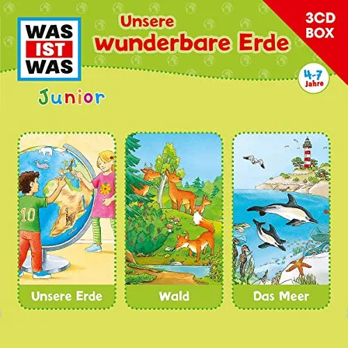 Produktbild Was Ist Was Junior-3-CD Hörspielbox Vol.2 Erde
