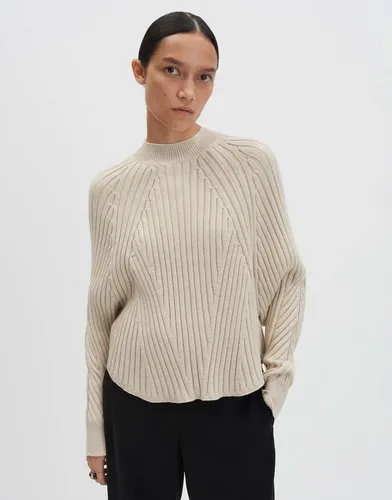 someday Strickpullover TOUANN Rippstrickpullover aus ECOVERO™ Viskose Mix lockere Passform, weicher Griff