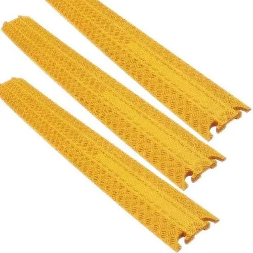 Kanal Kabelbrücke Cable Protector Gelb Kabelkanal Kabelschutz Kabel Rampe 3 x 1