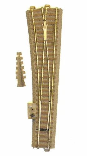 H0 Trix C-Gleis 62711 Schnellfahrweiche, links von Trix