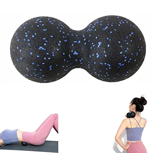 HAOBIN Duo Ball Klein - Self-Massage für effektives Faszientraining - Massageball aus hochwertigem EPP-Material, ideal zur Schmerzlinderung und Tiefenentspannung von Nacken- und Rückenmuskulatur. Perfekt für alle Fitnesslevel.