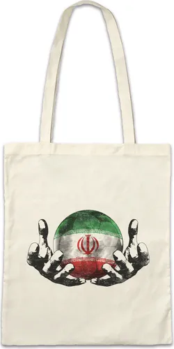 Urban Backwoods Iran Football Magic Ball, Stofftasche, Farbe: Beige