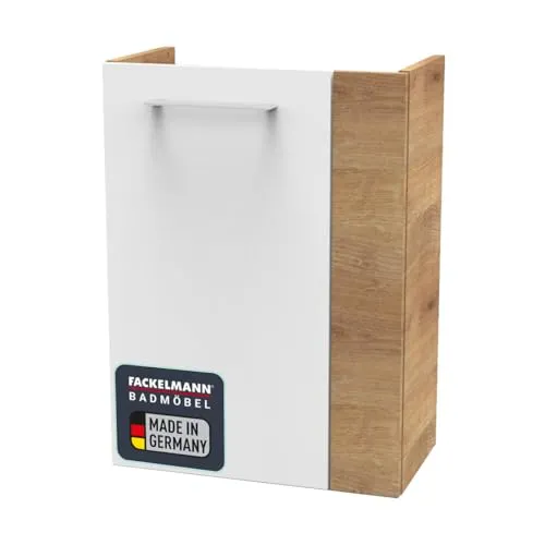 FACKELMANN Milano Waschbeckenunterschrank schmal – Ideal für kleine Bäder