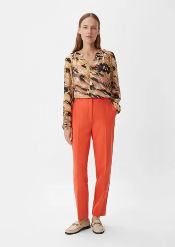 Comma Slim: Twill-Hose mit Slim Leg - Elegante Twill-Hose mit Slim Leg und Mid Rise Bund, ideal für das Berufsleben. Hochwertiger und elastischer Stoff sorgt für perfekten Sitz und Tragekomfort.