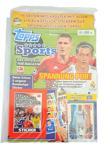 Topps Match Attax 2011/2012 Magazin N. 3 Bellinghausen Limitierter Auflage OVP !