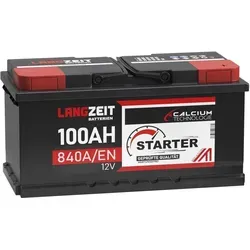 LANGZEIT Autobatterie 100AH 12V