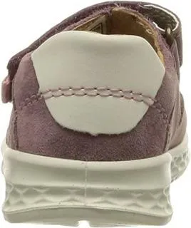 Superfit Lagoon Erstlingssandale für Mädchen, Violett/Rosa - Klassische Sandalen aus hochwertigem Leder mit zwei Klettriemen für optimalen Halt und ein angenehmes Tragegefühl. Ideal für die ersten Schritte im Sommer – flexibles Fußbett und rutschhemmende Sohle sorgen für Sicherheit und Komfort.