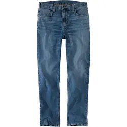 Carhartt Relaxed Jeans - Blau (arcadia) W40/L32 - Arbeits- & Schutzkleidung mit robuster Flex®-Denim-Technologie für optimale Bewegungsfreiheit und Komfort während der Arbeit.