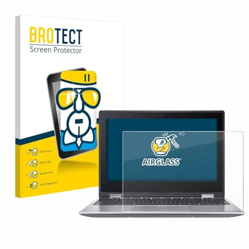 BROTECT Schutzglas für Acer Chromebook Spin 511 R756TN-TCO Schutzfolie Panzer Folie Glas Displayschutz Made in Germany [ 9H, Anti-Fingerprint]